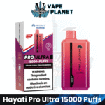 Hayati Pro Ultra 15000 Puffs (20mg) Disposable Vape