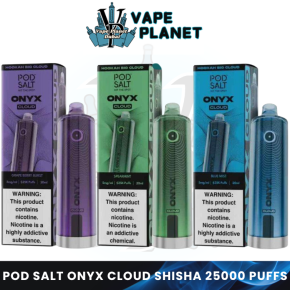 Pod Salt ONYX Cloud Shisha 25000 Puffs 5mg Disposable Vape in Dubai