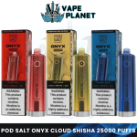 Pod Salt ONYX Cloud Shisha 25000 Puffs 5mg Disposable Vape in Dubai