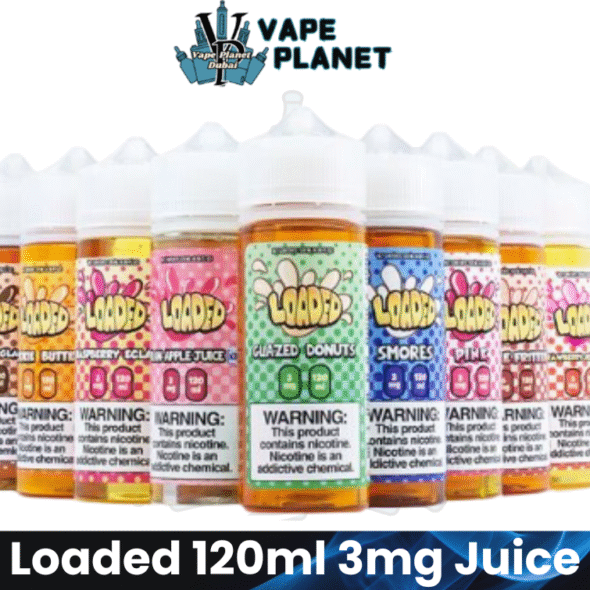 Loaded 120ml 3mg Vape Juice in Dubai