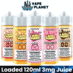 Loaded 120ml 3mg Vape Juice in Dubai