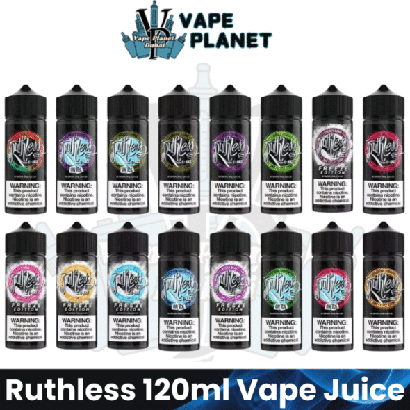 Ruthless 120ml 3mg Vape Juice in Dubai