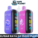 Elfbar Raya D3 25000 Puffs Disposable Vape – Dubai & UAE