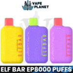 ELF BAR EP8000 Puffs 20MG Nicotine Disposable Vape – Dubai, UAE