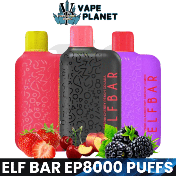 ELF BAR EP8000 Puffs 20MG Nicotine Disposable Vape – Dubai, UAE