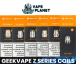 GeekVape Z Series Replacement Coils 5pc/Pack – Dubai