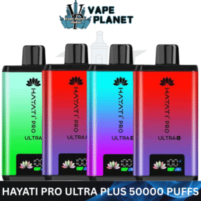 Hayati Pro Ultra Plus 50000 Puffs 20MG Nicotine Disposable Vape in Dubai