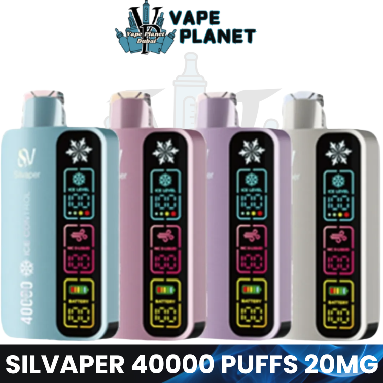 SILVAPER 40000 Puffs 2% Disposable Vape – Premium Long-Lasting Vape in Dubai, UAE