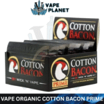 Wick ‘N’ Vape Organic Cotton Bacon Prime – Premium Vape Cotton Dubai