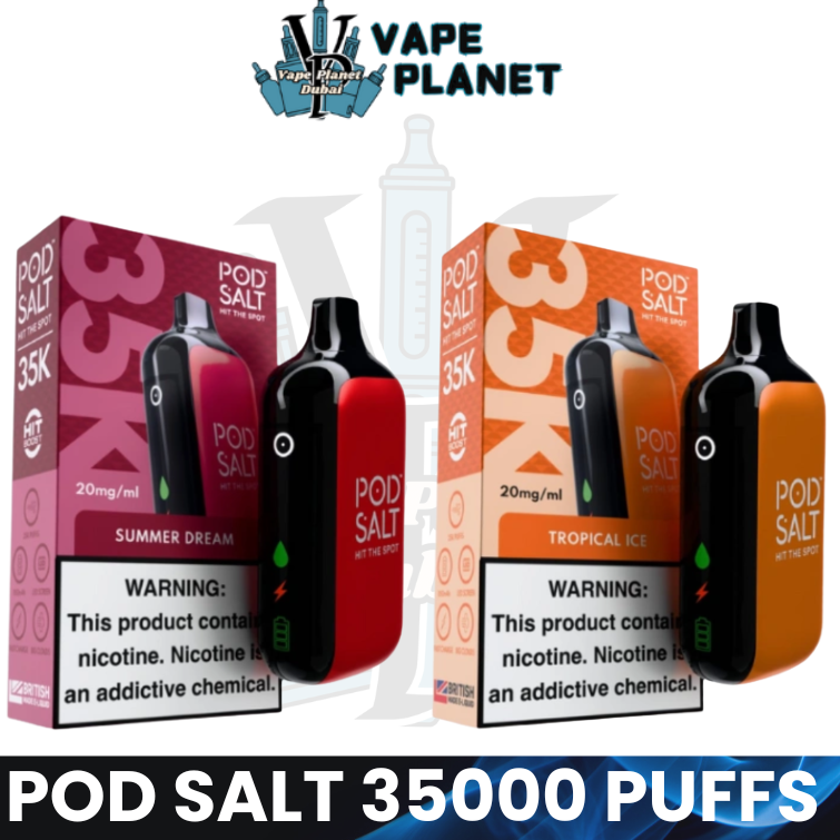 Pod Salt 35000 Puffs 20MG Disposable Vape in Dubai