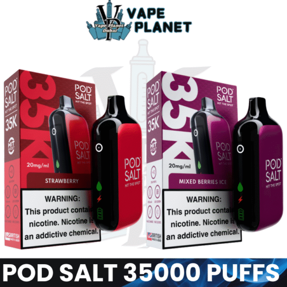 Pod Salt 35000 Puffs 20MG Disposable Vape in Dubai