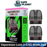 Vaporesso Luxe X 0.4 ohm Mesh Pod Corex 2.0 Dubai