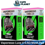 Vaporesso Luxe X 0.4 ohm Mesh Pod Corex 2.0 Dubai