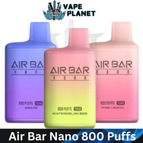 Air Bar Nano 800 puffs 0mg nicotine free disposable vape in UAE