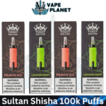 Sultan Shisha 100k disposable vape in Dubai 2MG