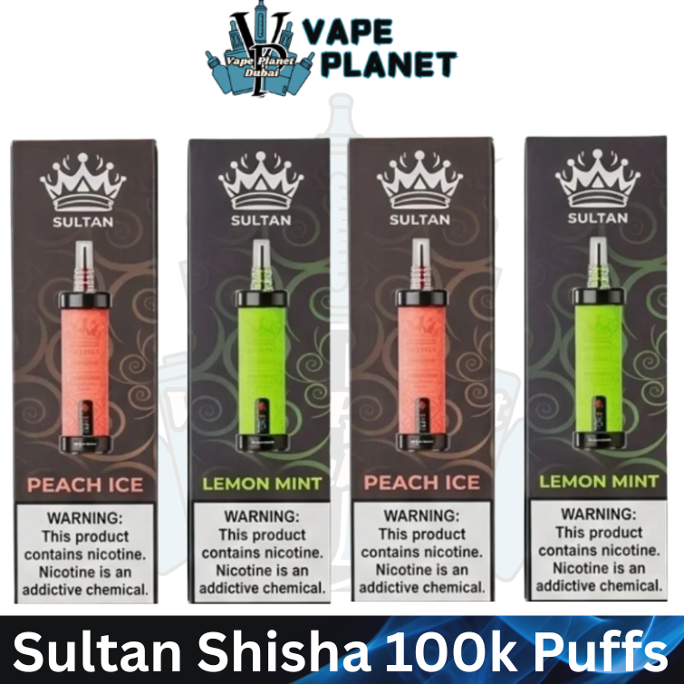 Sultan Shisha 100k disposable vape in Dubai 2MG