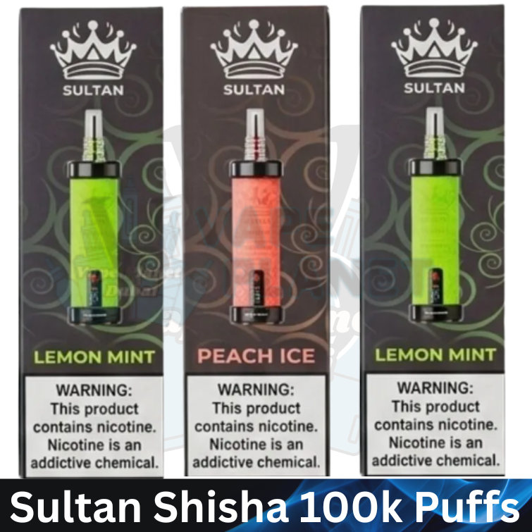 Sultan Shisha 100k disposable vape in Dubai 2MG