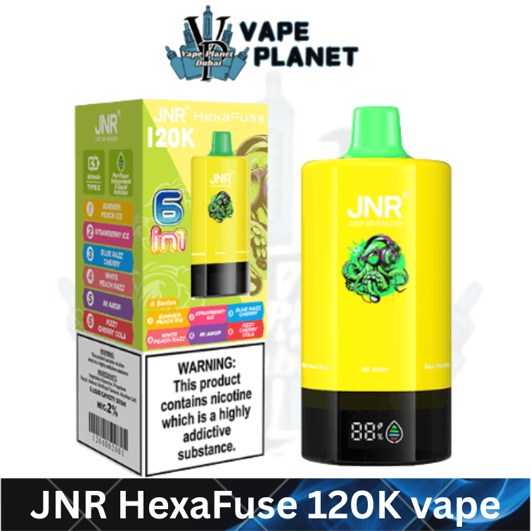 JNR HexaFuse 120000 UAE Disposable Vape in Dubai