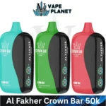 Al Fakher Crown Bar 50k Dubai Cloud Box Disposable Vape