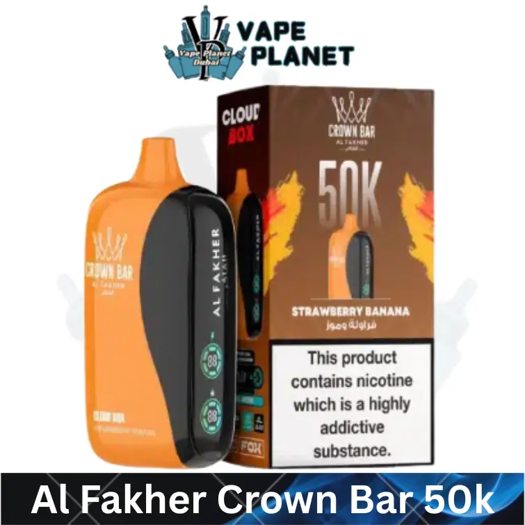 Al Fakher Crown Bar 50k Dubai Cloud Box Disposable Vape