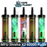 MFU Shisha X2 60000 Puffs Dubai Hookah Disposable Vape